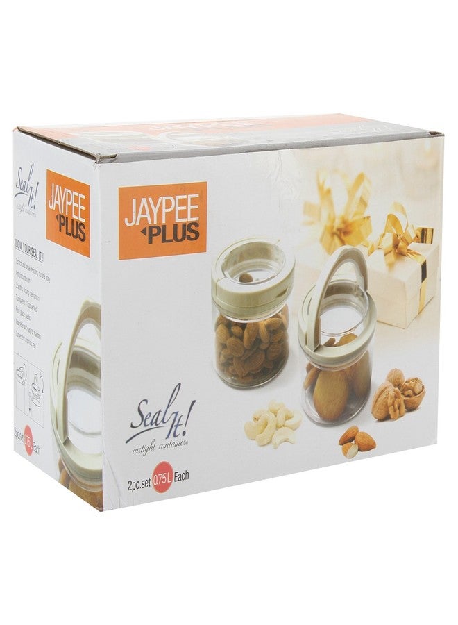 جايبي بلس مجموعة حاويات بلاستيكية من جاي بي بلس سيل إت، سعة 750 مل، طقم من قطعتين، بني - Image 5